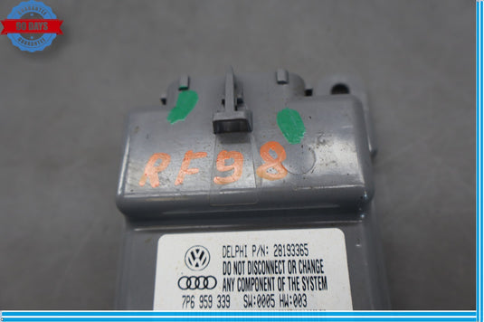 11-17 Volkswagen Touareg Front Right Seat Occupant Detection Module Oem