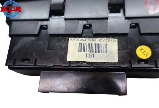 12-13 Hyundai Equus Dash Parking Assist Windows Traction Switch 937003N410 Oem