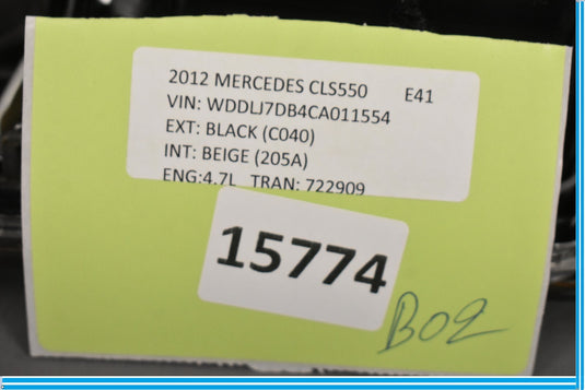 12-18 Mercedes CLS550 W218 Center Left Side Dashboard Dash Trim Molding Wood Oem