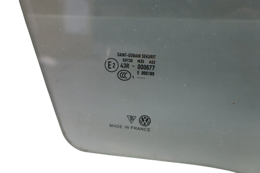 11-17 Volkswagen Touareg Front Right Passenger Side Door Window Auto Glass Oem