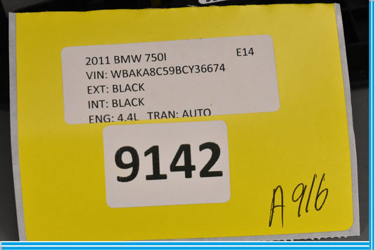 09-15 BMW 750i 750Li Front Right Side Door Window Control Switch Oem