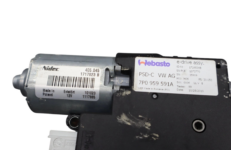 Load image into Gallery viewer, 11-17 Volkswagen VW Touareg Panoramic Sunroof Control Motor 7P0959591B Oem
