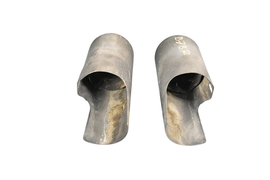 04-06 Jaguar XJ8 XJR X358 Rear Right And Left Side Exhaust Muffler Tip Set Oem
