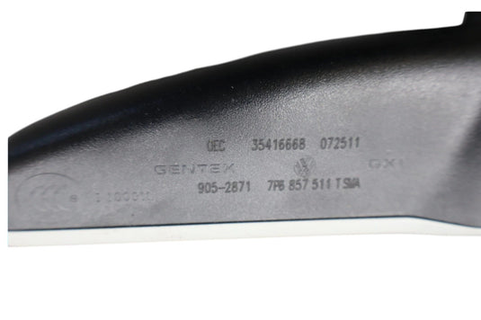 11-16 Volkswagen Touareg Front Upper Interior Rear View Mirror 7P6857511S OEM