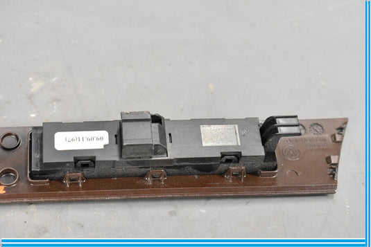 11-17 Volkswagen VW Touareg Front Left Driver Side Door Trim Panel Wood Oem