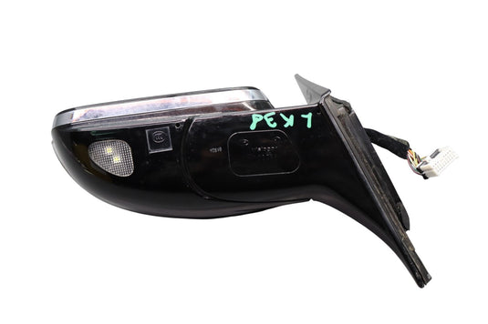 11-13 Hyundai Equus Front Left Side Rear View Door Mirror Assembly Black Oem