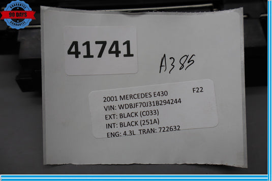 98-02 Mercedes W210 E430 E320 Center Console Control Panel Switch Oem