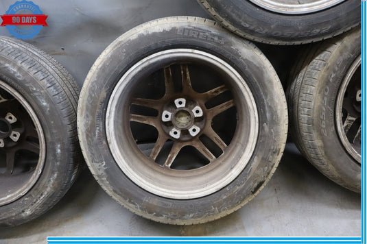 Porsche Cayenne 958 8.5 X 19 19" Wheel Rim Silver 7P5601025A Set of 4 Oem