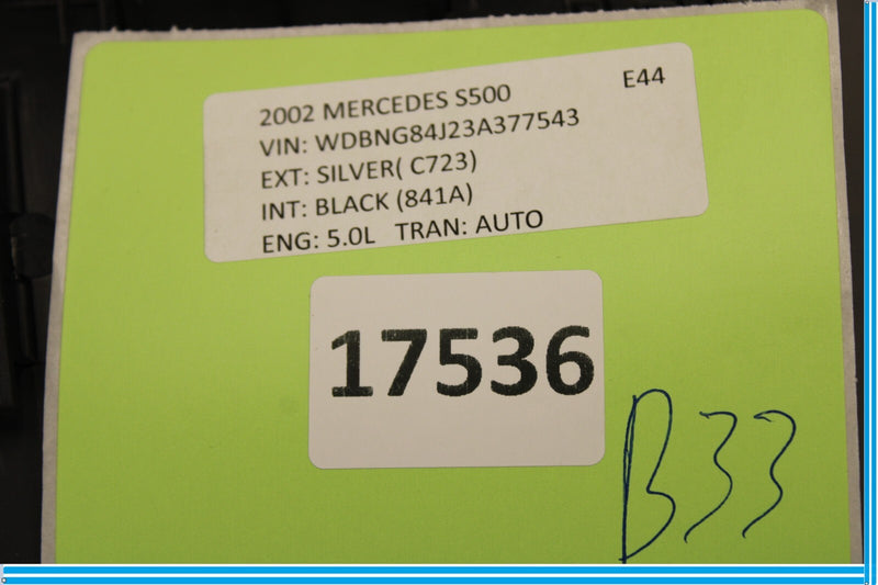 Load image into Gallery viewer, 00-06 Mercedes S500 S600 Rear Center Console Trim Panel Anthracite 598039 Oem
