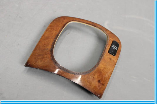 03-06 Mercedes S500 S600 Front Center Console Shifter Bezel Trim Wood Oem