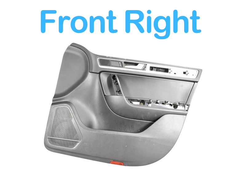 Load image into Gallery viewer, 11-14 Volkswagen VW Touareg Front Right Side Interior Door Trim Panel Black Oem
