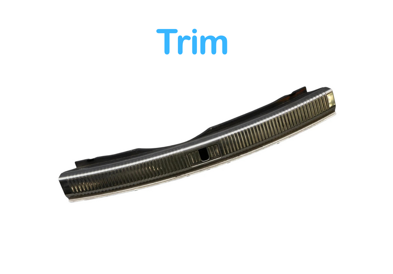 Load image into Gallery viewer, 12-18 Audi A7 Trunk Lock Latch Sill Scuff Plate Trim Cover Panel 4G8863471A OEM
