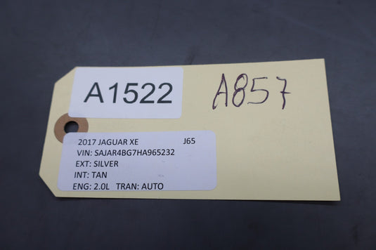 16-20 Jaguar XE F-Pace Turn Signal Wiper Combination Switch Black Oem