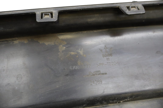 14-19 Maserati Ghibli Rear Bumper Center Lower Molding Trim Panel 670010777 Oem