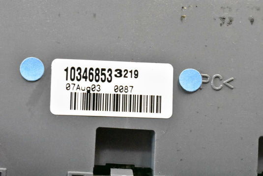 04-08 Cadillac XLR A/C AC Temperature Climate Control Switch 10346853 OEM
