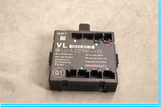 08-18 Mercedes W204 C250 E350 Front Left Driver Side Door Control Module Oem