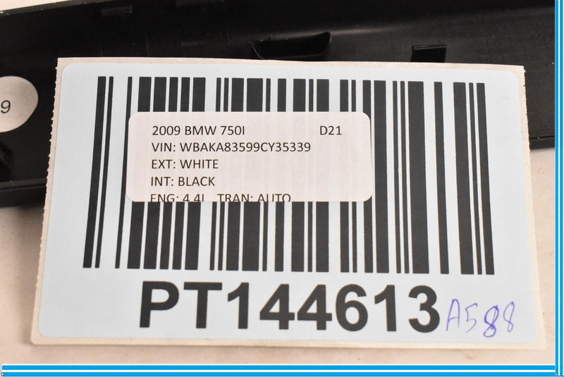 Load image into Gallery viewer, 09-15 BMW 750Li 750i F01 F02 Rear Left Door Window Shade Trim Strip Cover Oem
