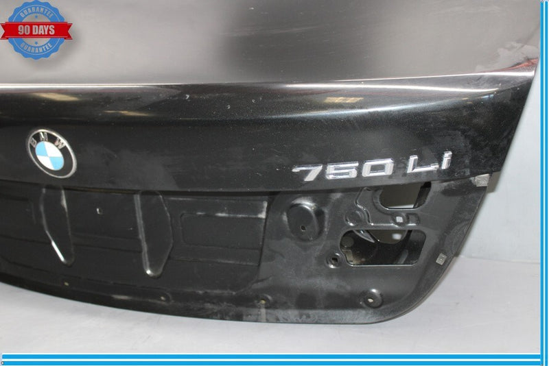 Load image into Gallery viewer, 09-15 BMW 750Li F01 F02 Rear Trunk Lid Shell Tail Gate Boot Cover Black Oem
