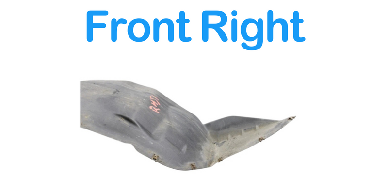 Load image into Gallery viewer, 02-05 Ford Thunderbird Front Right Side Inner Fender Liner Splash Guard Oem
