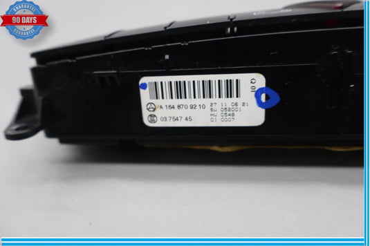 06-12 Mercedes X164 GL450 ML500 Hazard Control Switch Panel A1648709210 Oem