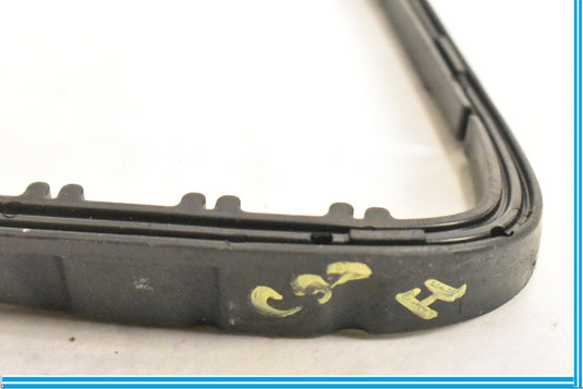 11-18 PORSCHE CAYENNE FRONT RIGHT DOOR TRIM PANEL BLACK OEM