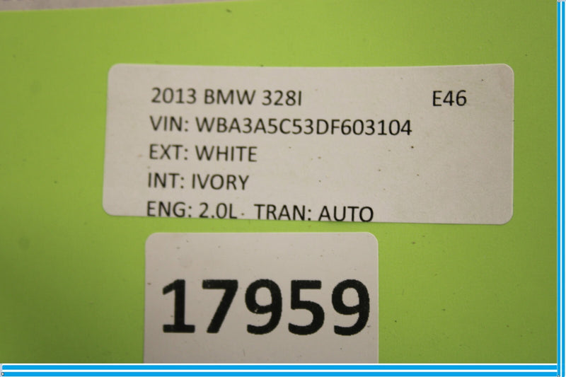 Load image into Gallery viewer, 12-18 BMW 320i 328i M6 F30 F80 Front Dashboard Dash Trim Panel Assembly Oem
