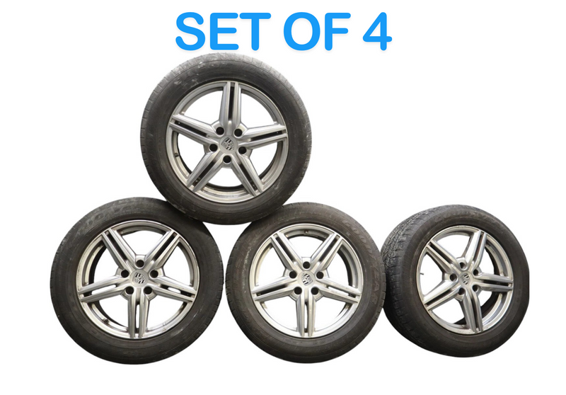 Load image into Gallery viewer, 11-18 Porsche Cayenne 958 Wheel Tire Rim Set of 4 Pc 8.5 x 19 H2  7P5601025 OEM
