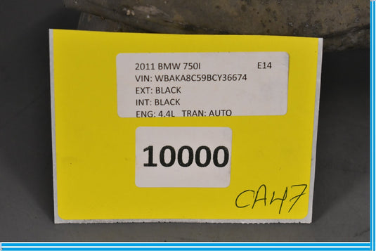 09-15 BMW 750i 750Li Front Right Passenger Side Wishbone Suspension Control Arm