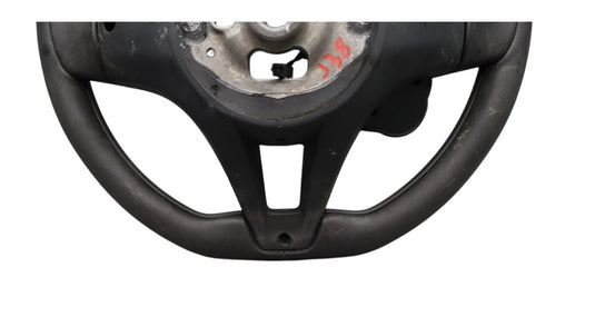 17-22 Alfa Romeo Giulia Steering Wheel Black Leather w/ Switch Buttons Oem