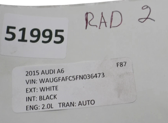 12-17 Audi A6 A6 Quattro AC A/C Air Conditioning Condenser W/ Receiver Drier Oem