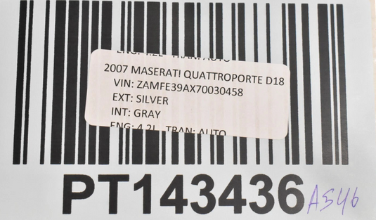 03-13 Maserati Quattroporte Front Right Passenger Side Seat Control Switch Oem