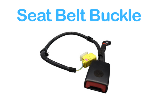 06-13 Bentley Continental Flying Spur Front Left Side Seat belt Buckle Black Oem