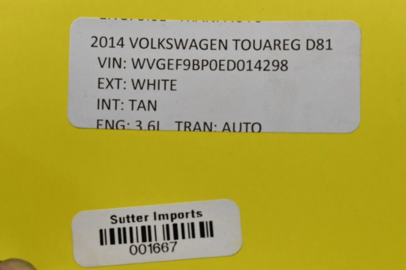 Load image into Gallery viewer, 11-17 Volkswagen VW Touareg Front Right Passenger Side Seat Rail Track Frame Oem

