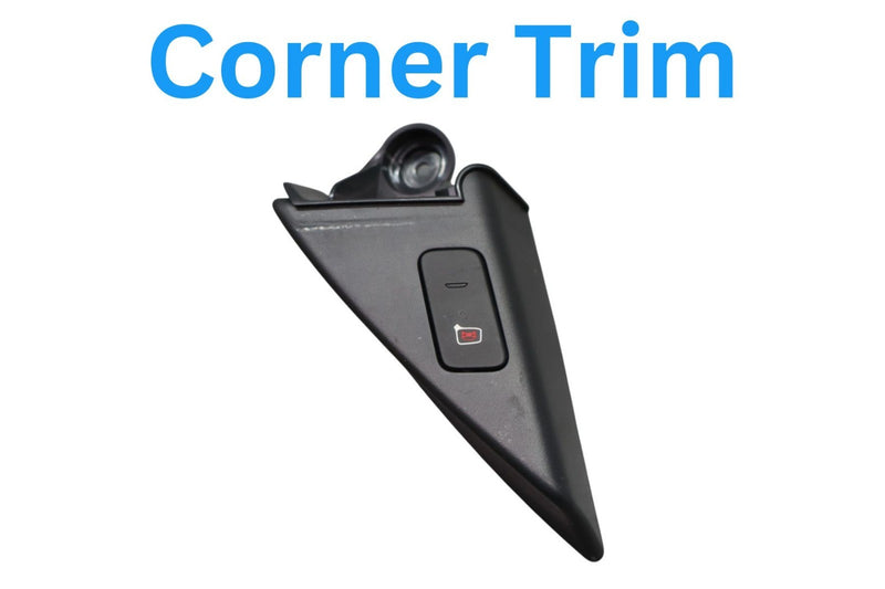 Load image into Gallery viewer, 12-18 Audi A7 Quattro Front Left Side Door Window Corner Trim W/ Switch Oem
