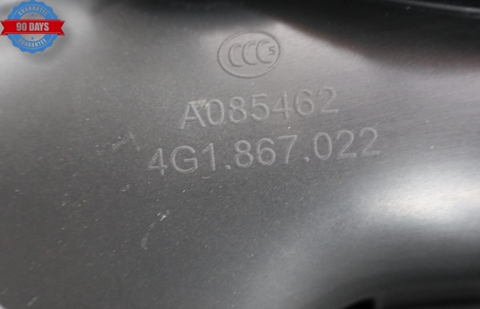 12-18 Audi A6 Quattro Front Right Passenger Side Interior Door Panel Black Oem