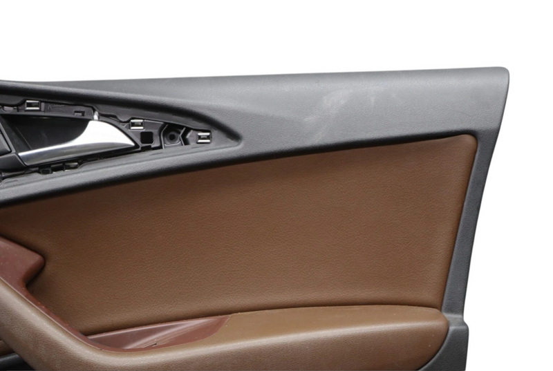 Load image into Gallery viewer, 12-18 Audi A6 Quattro Front Right Passenger Side Interior Door Panel Trim Oem
