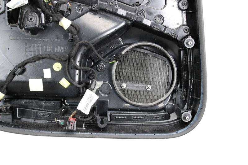 Load image into Gallery viewer, 11-17 Audi A8 Quattro Rear Right Passenger Interior Door Panel Cover Black Oem
