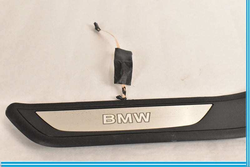 Load image into Gallery viewer, 09-15 BMW 750i F01 Rear Left Door Sill Scuff Plate Trim 51478046289 Oem
