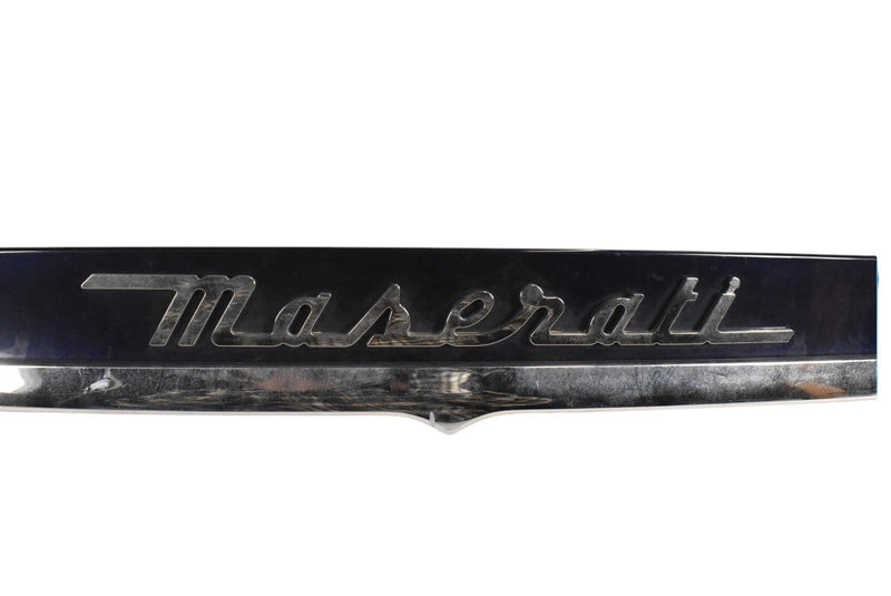 Load image into Gallery viewer, 14-17 Maserati Ghibli Rear Trunk License Plate Light Cover Trim 670010759 OEM
