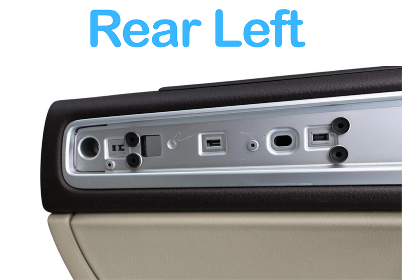 Load image into Gallery viewer, 11-14 Volkswagen Touareg Rear Left Driver Side Interior Door Panel 7P6867211 Oem

