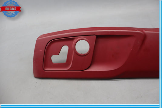 14-22 Maserati Ghibli Front Left Driver Side Seat Switch Cover Trim Red Oem
