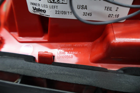 12-15 Audi A6 A6 Quattro Rear Left Driver Side Inner Tail Light Lamp Oem