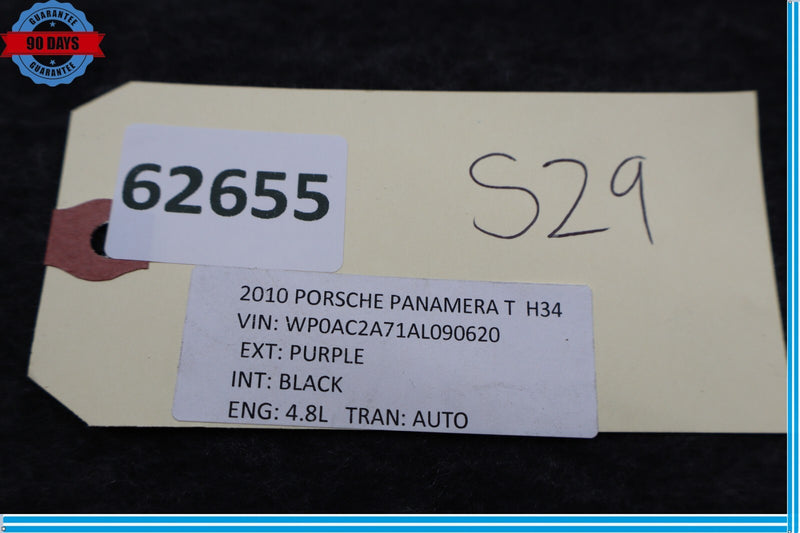 Load image into Gallery viewer, 10-16 Porsche Panamera Rear Right Side Interior Door Panel Cover Black Oem
