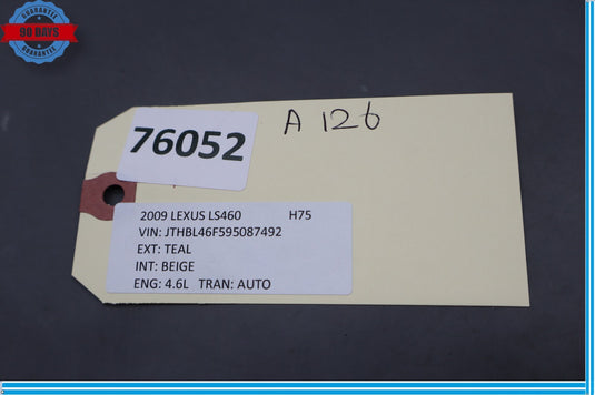 07-09 Lexus XF40 LS460 Passenger Temp Up Down Control Switch Black Oem