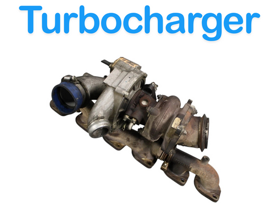 07-14 Mercedes S550 S600 W221 Left Side Turbocharger Turbo Manifold Assembly Oem