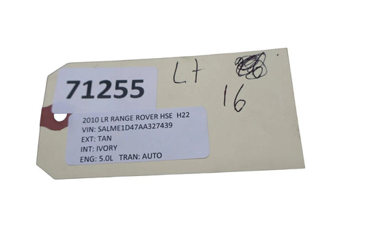 10-12 LR Range Rover HSE L322 Rear Trunk Tailgate Trim Carpet Cover Black OEM