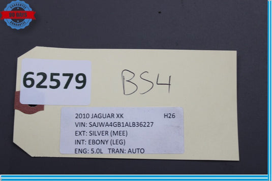 07-14 Mercedes W216 CL550 Rear Top Upper Seat Cushion Black Nappa Oem