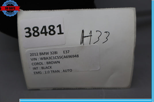 12-18 BMW 320i 328i 420i 428i F30 Front Left/Right Side Headrest Black Oem