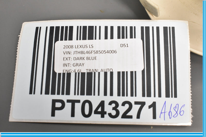 Load image into Gallery viewer, 07-12 Lexus LS460 Front Left Driver Side Seat Trim Cover Panel 7186250040 Oem
