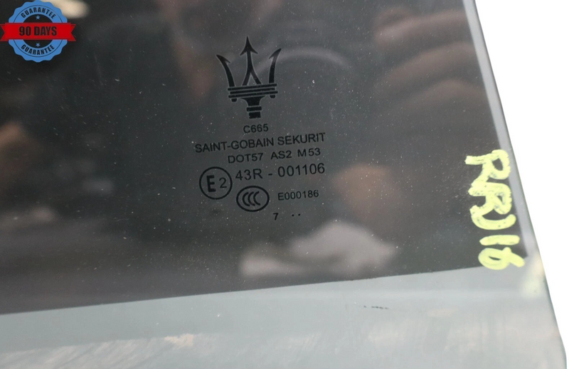 Load image into Gallery viewer, 14-22 Maserati Ghibli M157 S Rear Right Passenger Side Door Window Glass Oem

